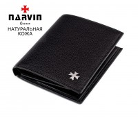 Портмоне кожаное 9640-Polo Black