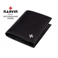 Портмоне кожаное 9640-Polo Black