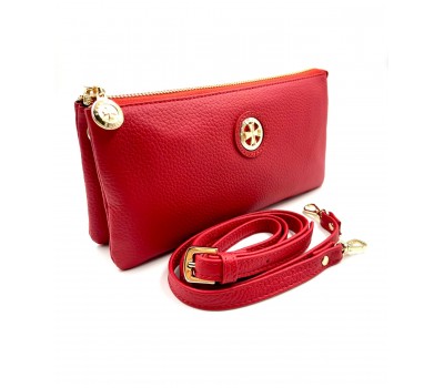 Сумка клатч NARVIN 9951-Polo Red