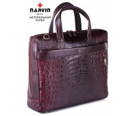 Сумка-портфель кожаная 9752-Bambino Burgundy