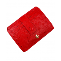 Кредитница картхолдер 9105-Ostrich Red