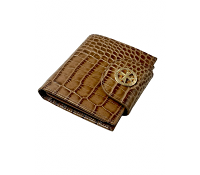 Кошелек NARVIN 9582-Croco Cappuccino