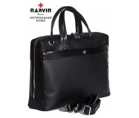 Сумка-портфель кожаная 9752-Polo Black