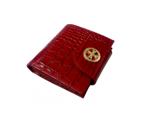 Кошелек NARVIN 9582-Croco Red
