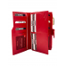 Кошелек NARVIN 9686-Croco Red