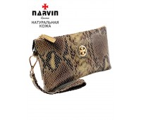 Сумочка для телефона NARVIN 9247-Piton Sand