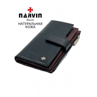 Кошелек NARVIN 9686-Vegetta Black