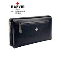 Клатч мужской NARVIN 9435-Polo Black