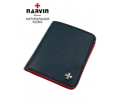 Кошелек 9654-Polo D.Blue/Red