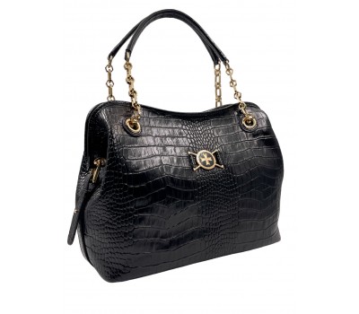 Сумка тоут 9815-Croco Black Сумка тоут 9815-Croco Black