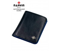 Кошелек 9654-Palermo Black / Blue