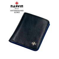 Кошелек 9654-Palermo Black / Blue