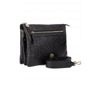 Сумка клатч 9816-Ostrich Black