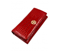 Кошелек NARVIN 9575-Croco Red