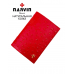 Обложка для документов NARVIN 9158-Ostrich Red