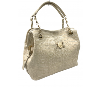 Сумка тоут 9815-Croco Beige