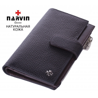 Кошелек NARVIN 9686-Polo Black