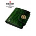 Кошелек NARVIN 9582-Croco Green