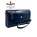 Клатч мужской NARVIN 9435-Anaconda D.Blue