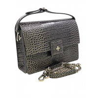 Сумка 9811-Croco Grey