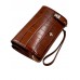Клатч мужской NARVIN 9450-Croco Brown