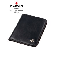 Мужской кожаный бумажник 9654-Vegetta Black