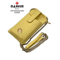 Сумочка для телефона NARVIN 9244-Polo Lemon