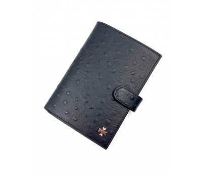 Обложка для автодокументов NARVIN 9175-Ostrich Black