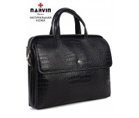 Кожаная сумка-портфель 9759-Aligro Black