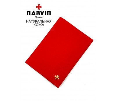 Обложка для документов NARVIN 9159-Polo Red