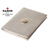 Обложка для документов NARVIN 9161-Polo Platina