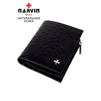 Кошелек портмоне 9648-Ostrich Black