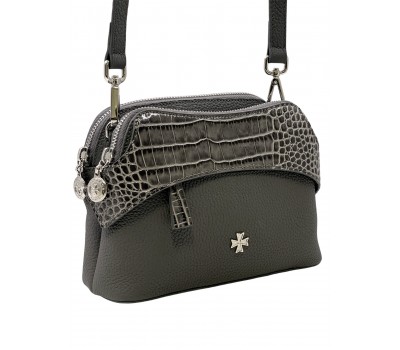 Сумка 9814-Polo Grey / Croco