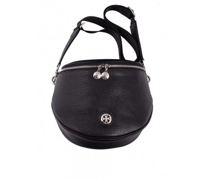 Женская кожаная сумка через плечо 9948-Polo Black