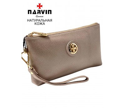 Сумочка для телефона NARVIN 9247-Polo Platina