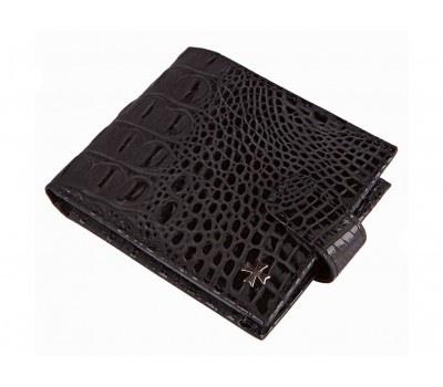 Мужское кожаное портмоне NarVin 9683 Bambino Black