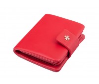 Женский кожаный кошелек (портмоне) 9699 N.Palermo Red