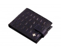 Мужское кожаное портмоне NarVin 9683 Bambino D.Blue