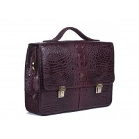 Портфель мужской кожаный NarVin 9738 Bambino/Burgundy