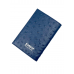 Обложка для документов NARVIN 9158-Ostrich D.Blue