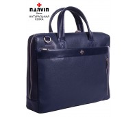 Сумка-портфель кожаная 9752-Polo D.Blue