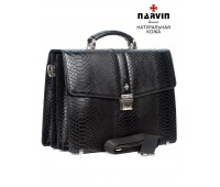 Портфель NARVIN 9733-Anaconda Black