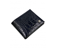 Портмоне NARVIN 9692-Croco Black