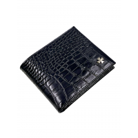 Портмоне NARVIN 9692-Croco Black