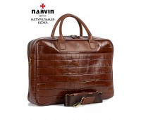 Портфель-сумка 9767-Croco Caffe