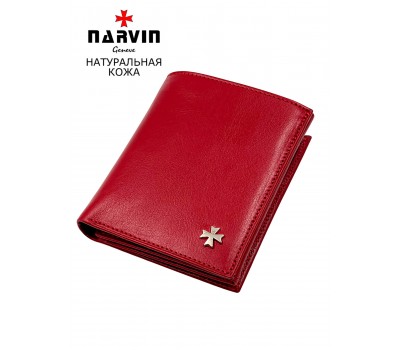 Портмоне-кредитница 9621-Polo Red