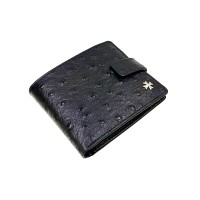 Портмоне NARVIN 9695-Ostrich Black