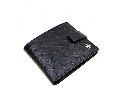Портмоне NARVIN 9695-Ostrich Black