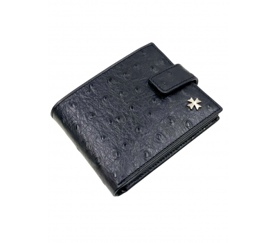 Портмоне NARVIN 9698-Ostrich Black