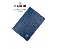 Обложка для документов NARVIN 9158-Ostrich D.Blue Обложка для документов NARVIN 9158-Ostrich D.Blue